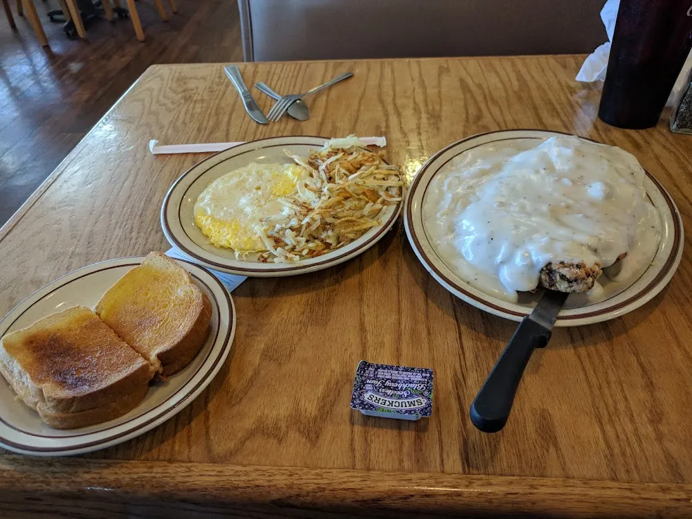 Chicken Fried Steak and Eggs