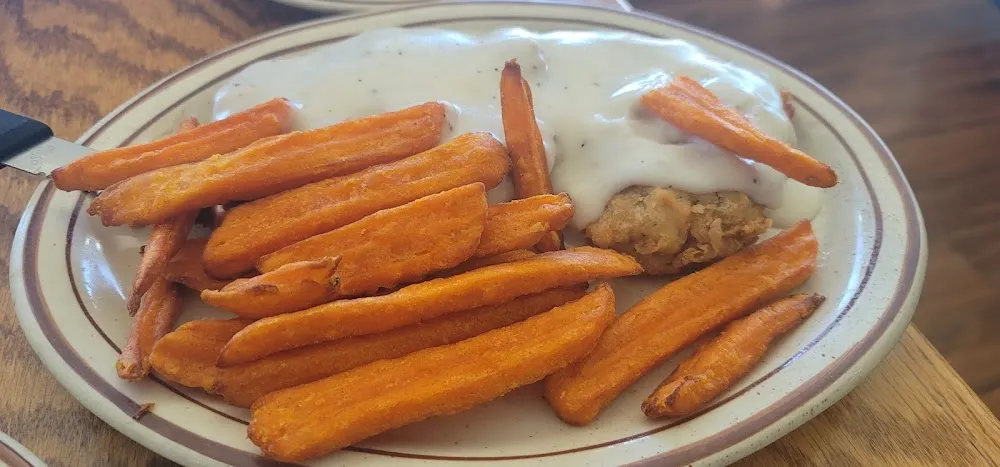 Chicken Fried Chicken & Sweet Potato Fries