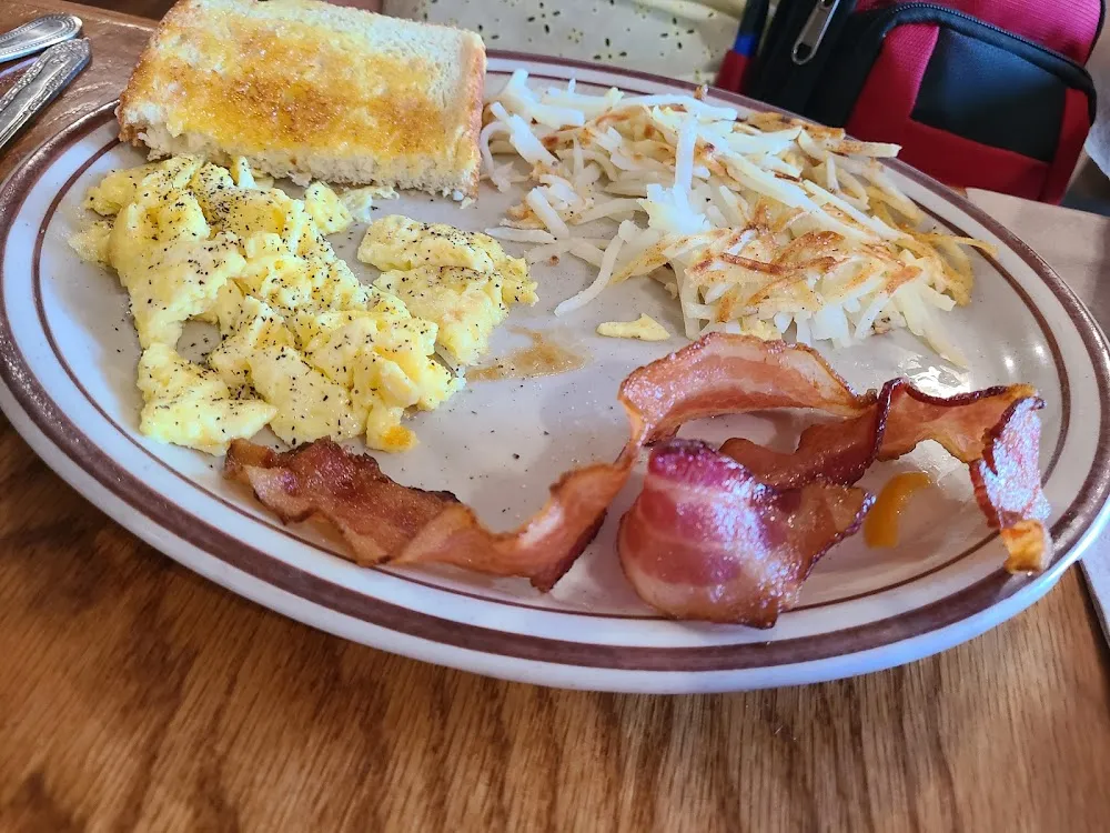 One Egg Hash Browns and Toast